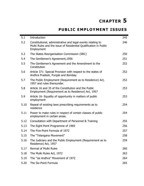 CCSAP Report - Ministry of Home Affairs