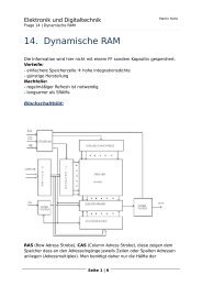 14. Dynamische RAM