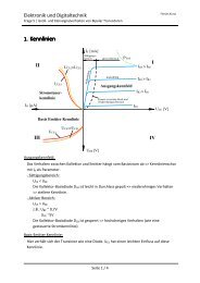 1. Kennlinien Kennlinien