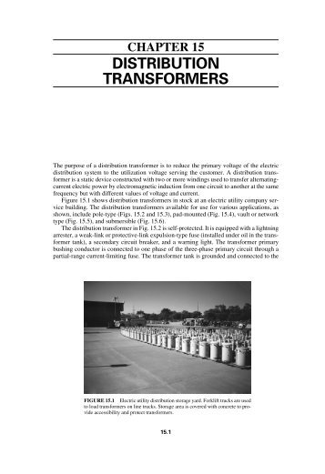 DISTRIBUTION TRANSFORMERS - McGraw-Hill Professional