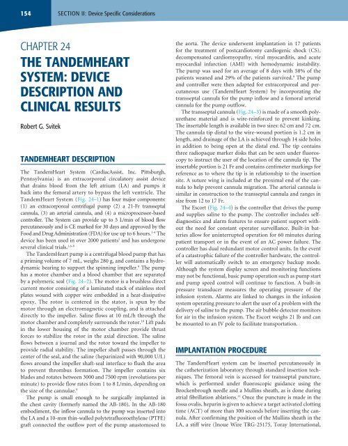 THE TANDEMHEART SYSTEM: DEVICE DESCRIPTION AND ...