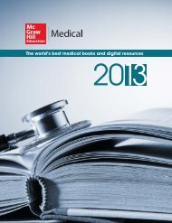 Medical 2013 catalog - McGraw-Hill Ryerson