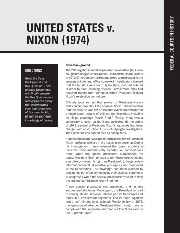 Nixon V U.S..pdf - Marblehead High School