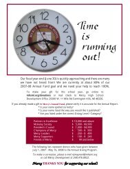 Time is running out! - Mercy High School