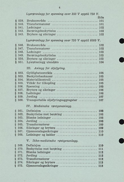 Forskrifter for elektriske anlegg utferdiget 5 desember 1963 ...