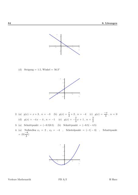 Vorkurs Mathematik