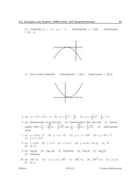 Vorkurs Mathematik