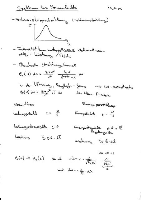 Lecture Notes Atomic and Molecular Physics - of Michael Goerz