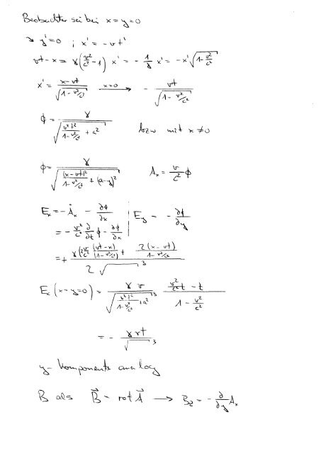 Lecture Notes Advanced Mechanics / Electrodynamics - of michael ...