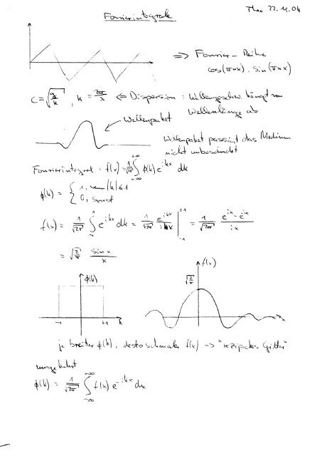 Lecture Notes Advanced Mechanics / Electrodynamics - of michael ...