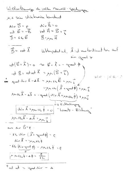 Lecture Notes Advanced Mechanics / Electrodynamics - of michael ...