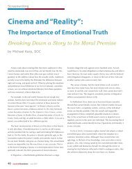 Cinema and “Reality”: - Michael Karp