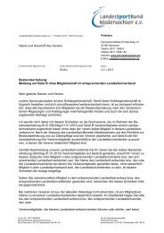 Brief an Sportvereine wegen Bestandserhebung Seite B ... - sport-ID
