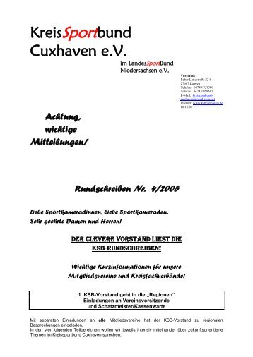 KreisSportbund Cuxhaven e.V.