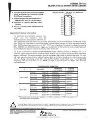 GD65232, GD75232 MULTIPLE RS 232 DRIVERS AND RECEIVERS