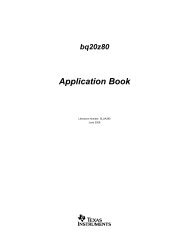 bq20z80 Application Book