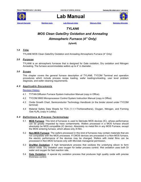 Tylan6 Berkeley Microlab