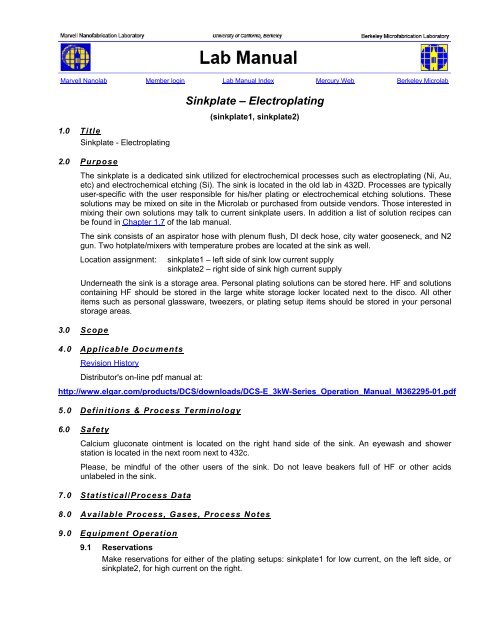 electroplating process pdf