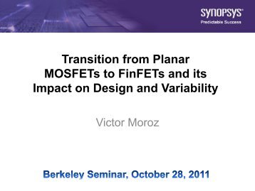 Transistor Evolution From 90nm to 15nm - Berkeley Microlab