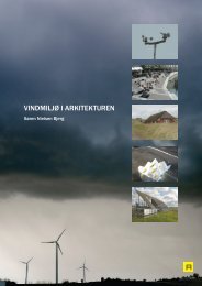 VINDMILJØ I ARKITEKTUREN