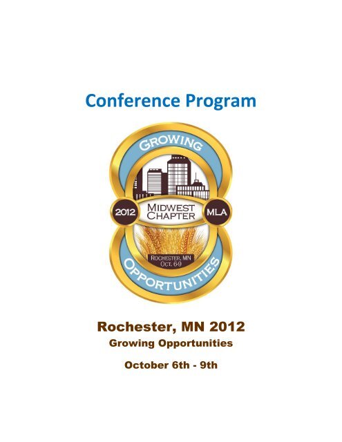 full conference program - Midwest Chapter MLA
