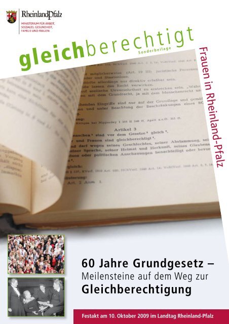 Gleichberechtigung Ministerium Fur Integration Familie Kinder