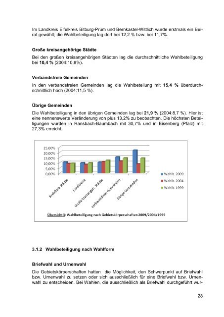 Wahlergebnisse dokumentiert und ausgewertet - Ministerium für ...