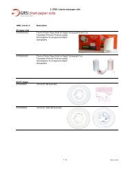 2. GRS | charts and paper rolls