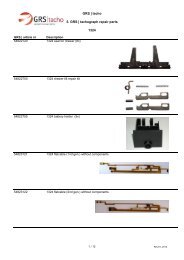 GRS | tacho 5. GRS | tachograph repair parts 1324