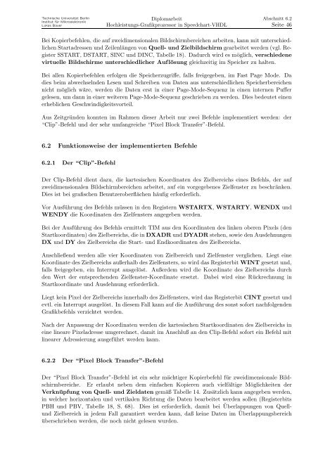 DIPLOMARBEIT - FG Mikroelektronik, TU Berlin