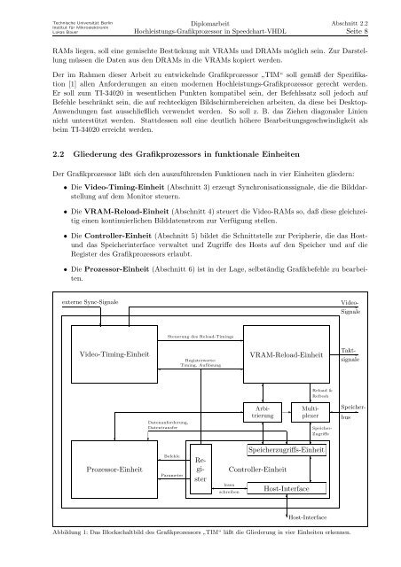 DIPLOMARBEIT - FG Mikroelektronik, TU Berlin