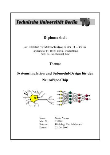 Diplomarbeit - FG Mikroelektronik, TU Berlin