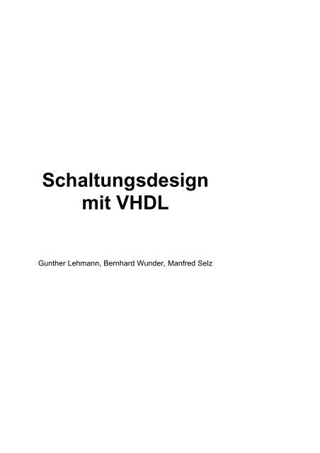 Schaltungsdesign mit VHDL