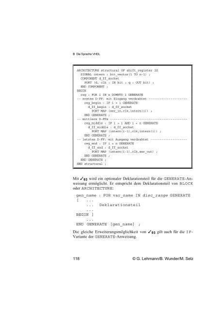 Schaltungsdesign mit VHDL