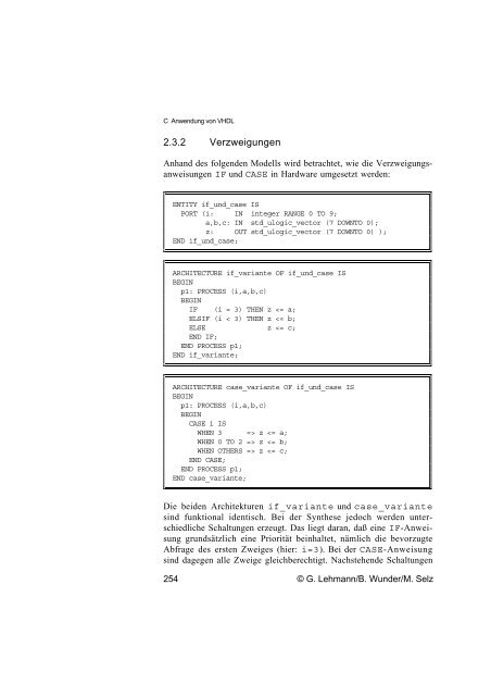 Schaltungsdesign mit VHDL