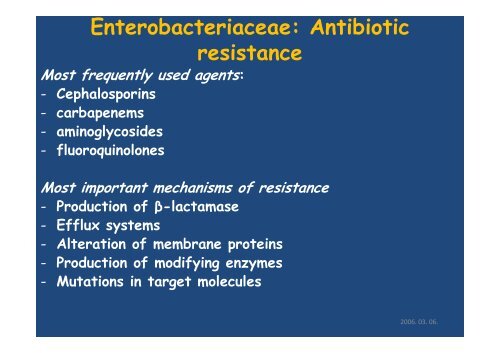 Gram-negative facultative anaerobic rods