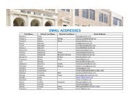 EMAIL ADDRESSES - Charles H Milby Alumni Association