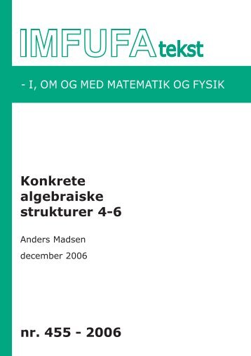 imfufa 455 - Institut for Natur, Systemer og Modeller (NSM)