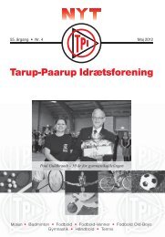 Poul Guldbrandt - 50 år for gymnastikafdelingen - Tarup Paarup ...