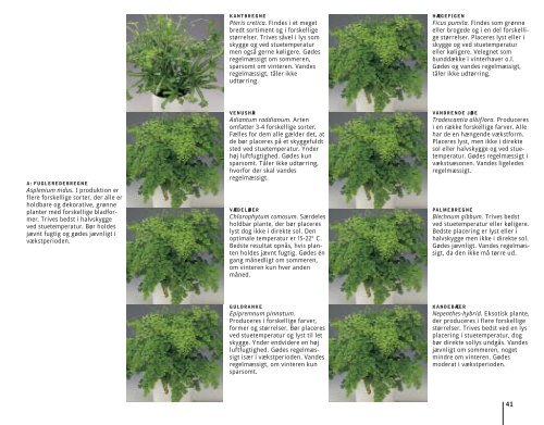 planter til hele huset - og til enhver lejlighed - Floradania