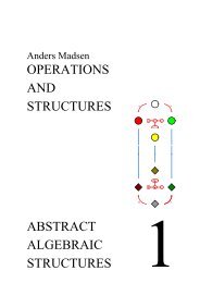 ABSTRACT ALGEBRAIC STRUCTURES OPERATIONS AND ...