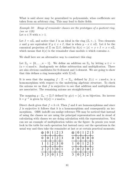 ABSTRACT ALGEBRAIC STRUCTURES OPERATIONS AND ...