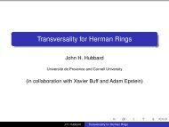Transversality for Herman Rings
