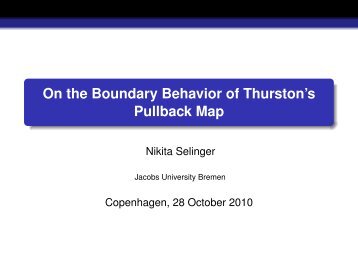 On the Boundary Behavior of Thurston's Pullback Map