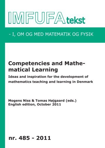 Competencies and Mathematical Learning - PURE