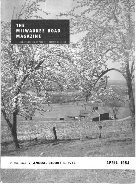 April, 1954 - Milwaukee Road Archive