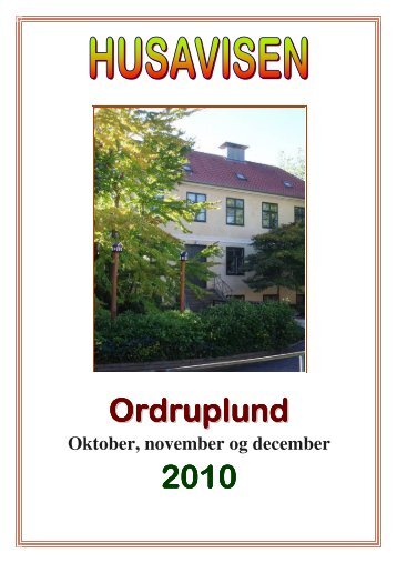 Ordruplund 2010 - til indhold