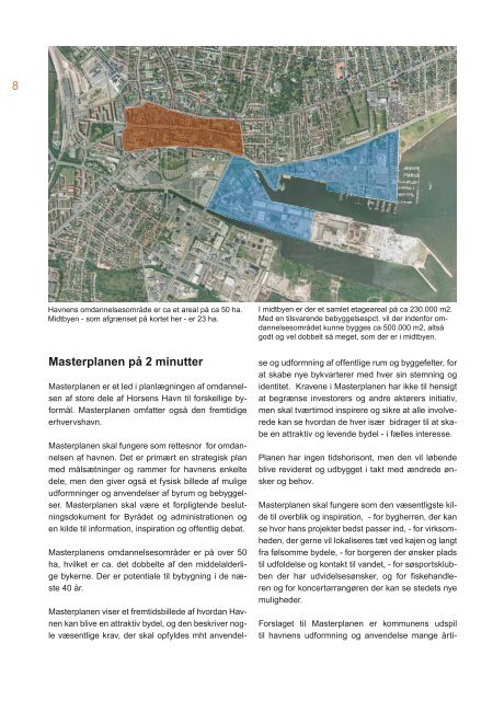 Masterplan - Horsens Havn - Horsens Sejlklub