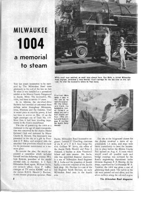 NOVEMBER 195 - Milwaukee Road Archive