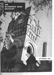 SEPTEMBER 1951 - Milwaukee Road Archive